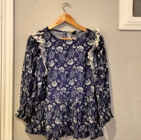 NWT Universal Thread Long Sleeve Blouse - Picture 3 of 6